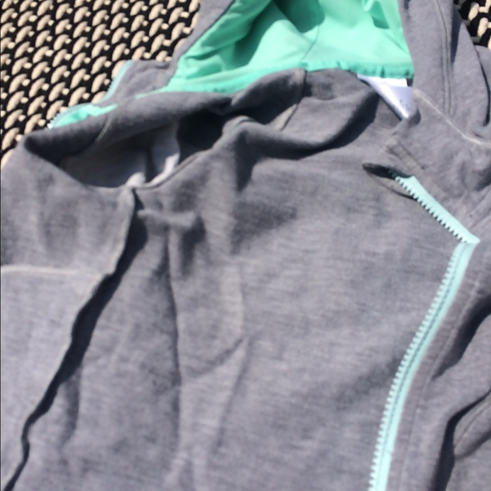 Turquoise and Grey Ivivva Jacket